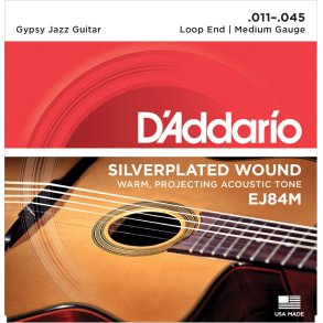 D'Addario EJ84M, 011 - 045 (Gypsy Jazz) Loop